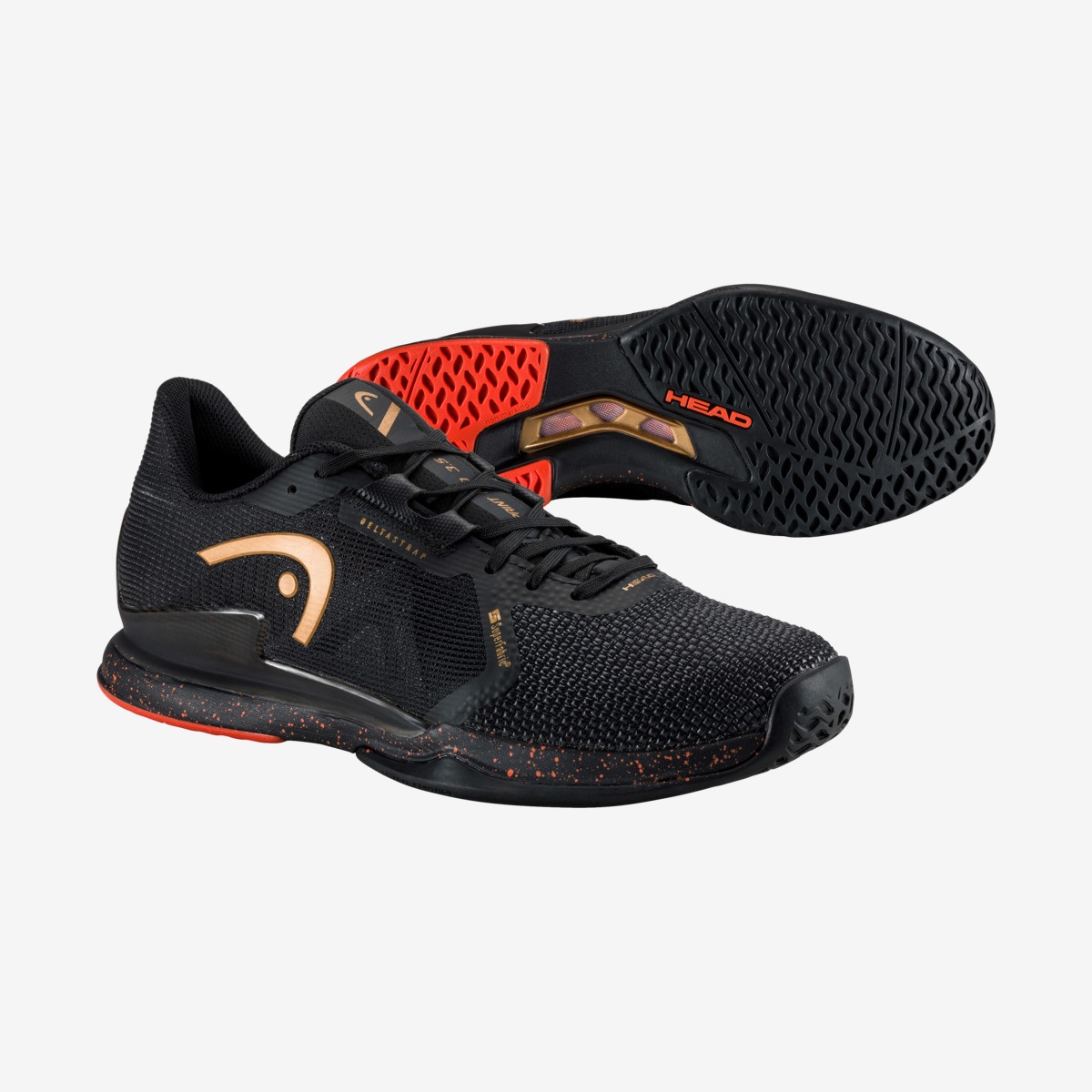 HEAD SPRINT PRO 3.5 SF (Unisex) Black/Orange