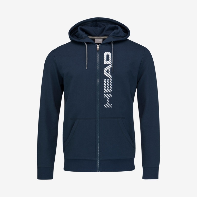 HEAD Club FYNN Hoodie FZ Dark Blue