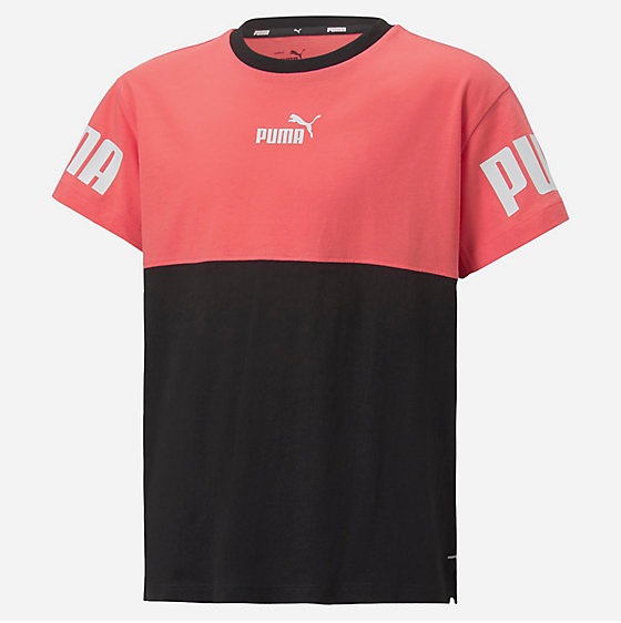 PUMA Tee-shirt à manches courtes fille POWER COLORBLOCK