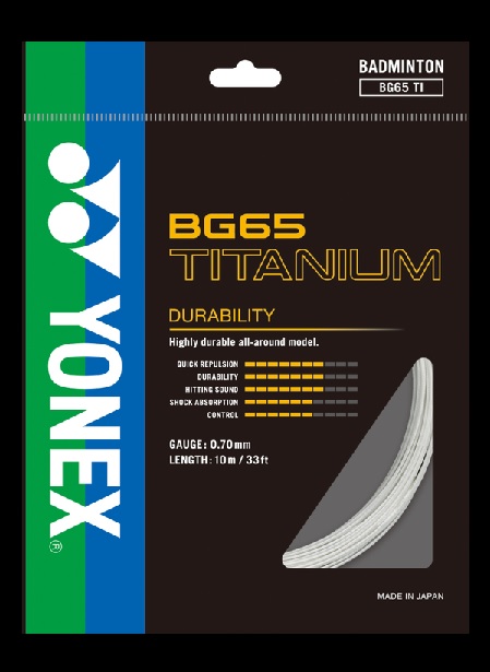 YONEX BG 65 Titane (10m)